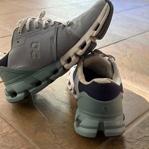 On Running womens Blue and Gray Athletic Shoes
